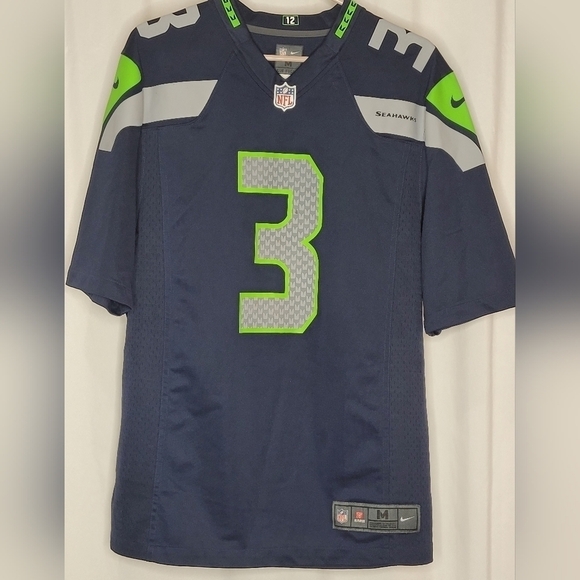 Seattle Seahawks Russell Wilson #3 Jersey - Size M - Picture 1 of 14